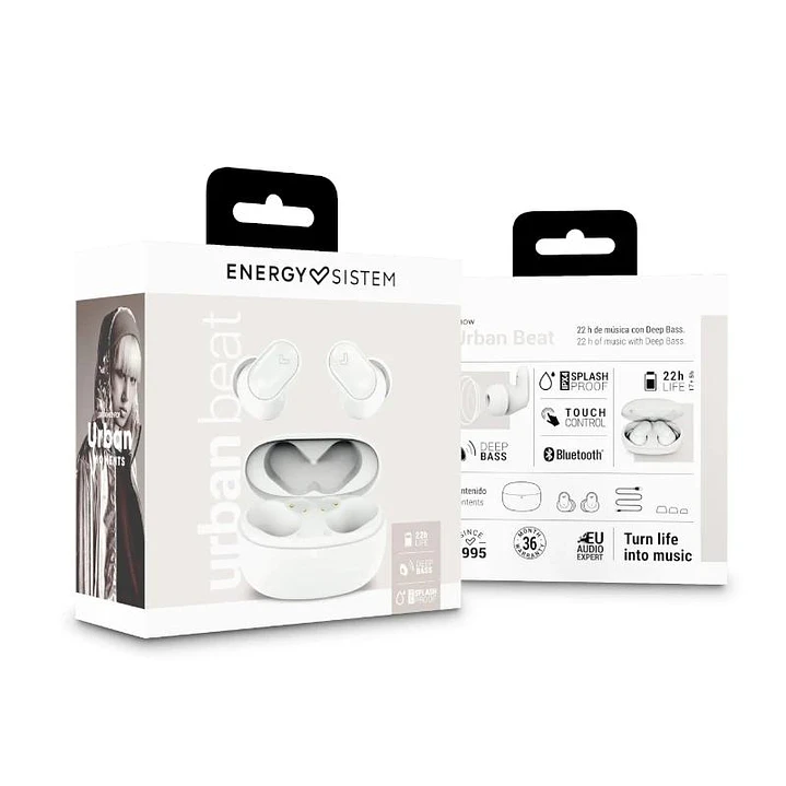 Energy Sistem Auriculares wireless Urban Beat Snow 4