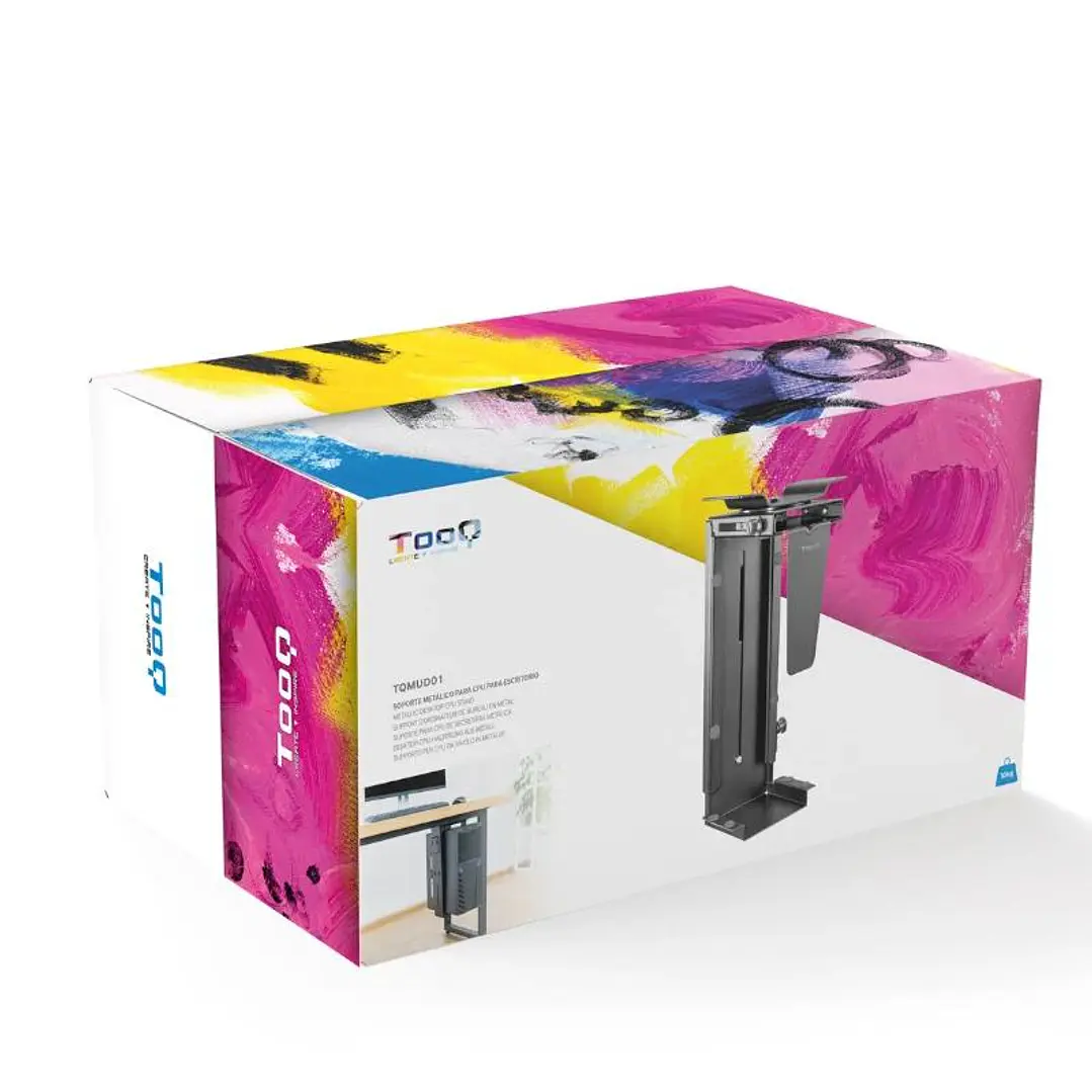 Tooq TQMUD01 Soporte CPU escritorio/pared Negro 4