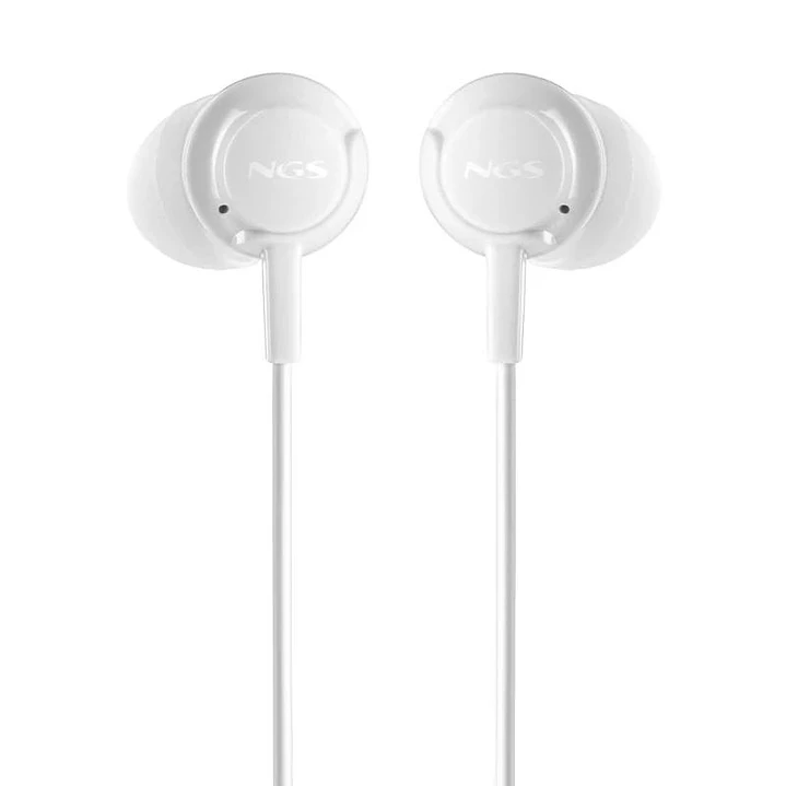 NGS Auricular CROSSDRIFT Blanco cable JACK 3.5 Mm 3