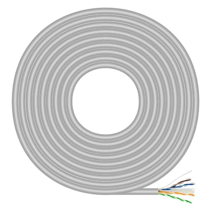 Aisens Cable RJ45 Cat.6 UTP Rigido 305m Gris 1