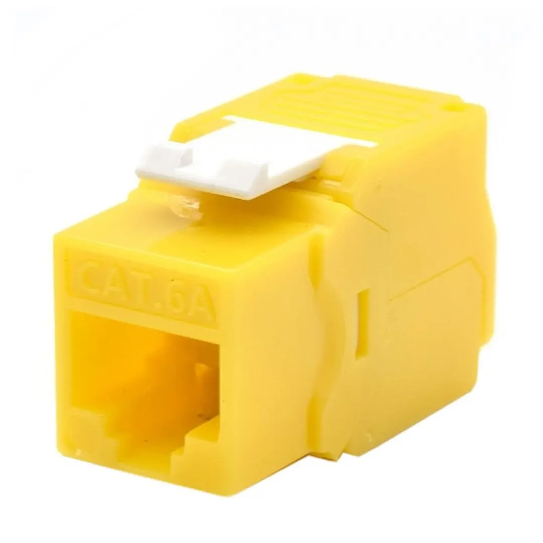 WP Keystone Cat. 6a UTP RJ45/Hembra Amarillo 1