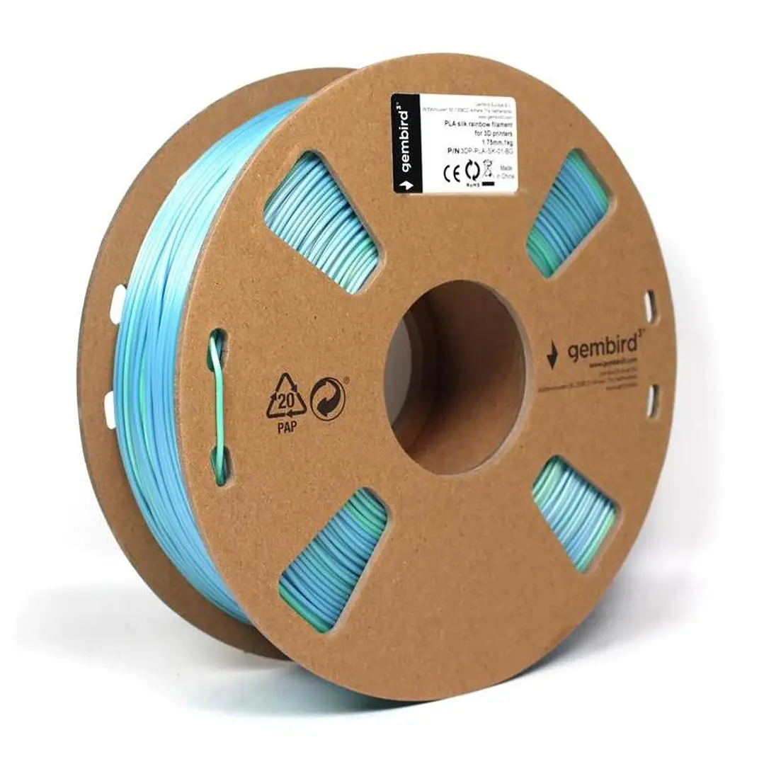 Gembird Bobina Filamento Azul Impresoras 3D 2