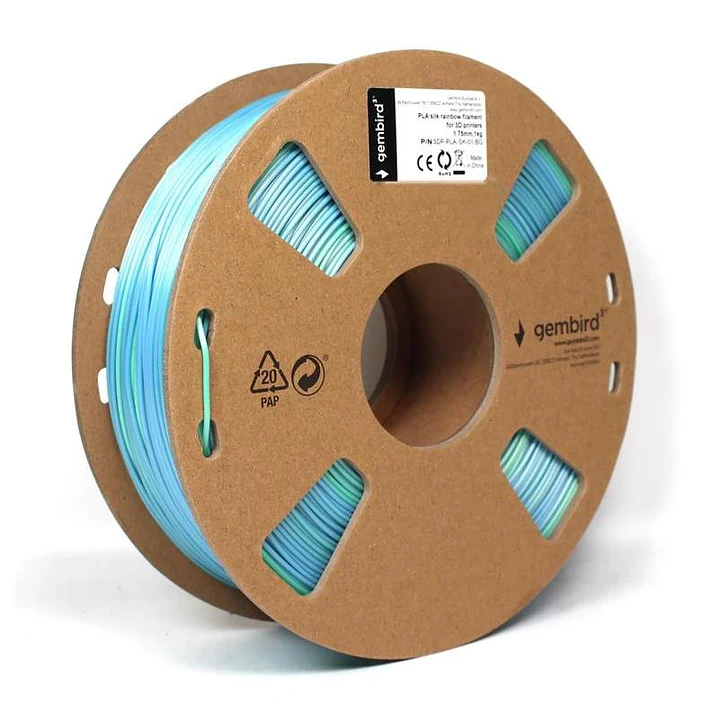 Gembird Bobina Filamento Azul Impresoras 3D 2