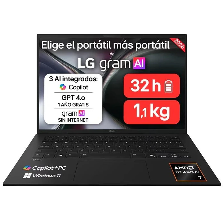 LG 14Z95U-G.AU85BN AMD R7-450 32GB 512GB W11H 14