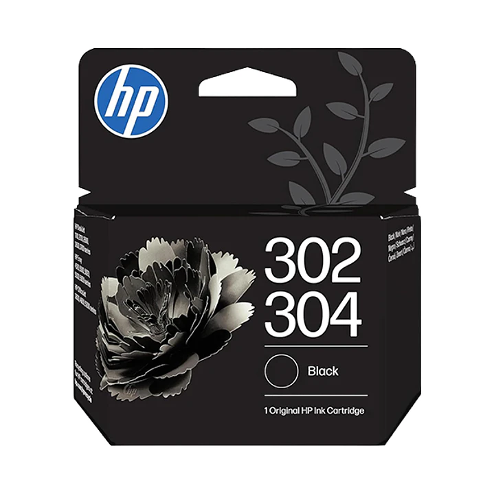 HP 302/304 Negro Cartucho de Tinta Original - B7RT7AE/F6U66AE/N9K06AE 1