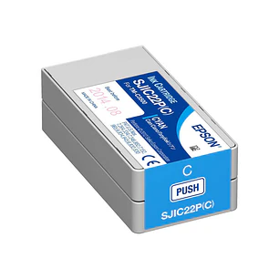 Epson SJIC22P Cyan Cartucho de Tinta Original - C33S020602/SJIC22P(C)