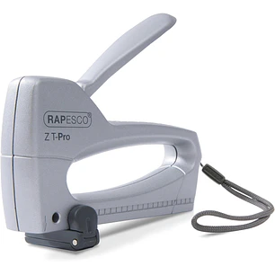 Rapesco Z T-Pro Clavadora/Grapadora - Para Grapas 53/6-8mm - Bloqueo del Mando - Visor del Nivel de Grapas - Color Plata