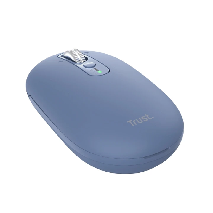Trust Seron Raton Inalambrico - Ajustable hasta 3200dpi - Bluetooth - Recargable - Clic Silencioso - Receptor USB-C - Multiplataforma - 31x62x111mm -  1
