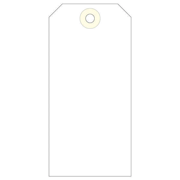 Apli Pack de 1.000 Etiquetas con Arandela 120x57mm - Cartulina de 160g/m² - Arandela Reforzada - Color Crema 1
