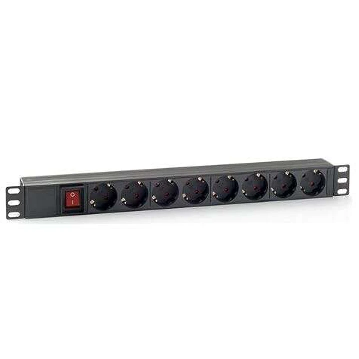 Cromad Regleta 8 Shuckos para Montaje en Rack 19