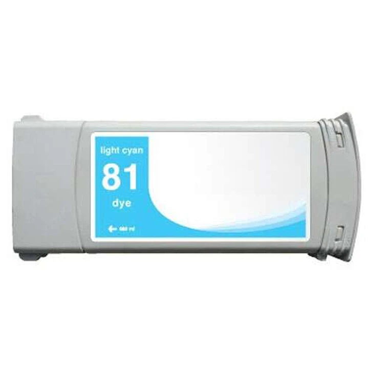 Generico HP 81 Cyan Light Cartucho de Tinta - Reemplaza C4934A 1