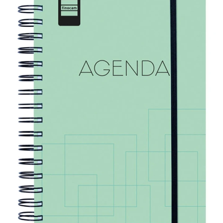 Finocam Institut Agenda Escolar 26/27 - Semana Vista Vertical - Formato 4º - 155x215mm - Tapas de Polipropileno - Papel de 90g/m2 - Espiral Metalica - 1