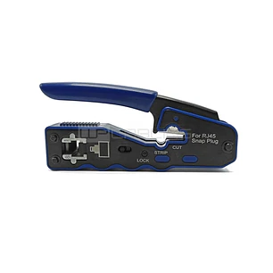 WP Crimpadora para RJ45 con Pelacables - Color Negro y Azul
