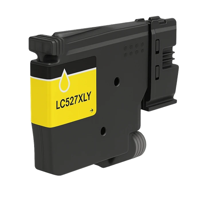Brother LC527XL Amarillo Cartucho de Tinta Pigmentada Generico - Reemplaza LC527XLY/LC527Y 1