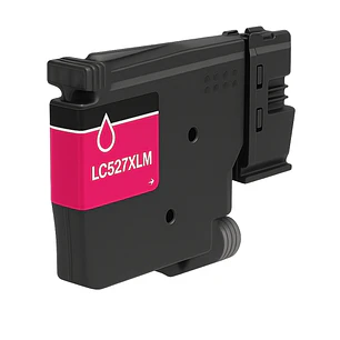 Brother LC527XL Magenta Cartucho de Tinta Pigmentada Generico - Reemplaza LC527XLM/LC527M