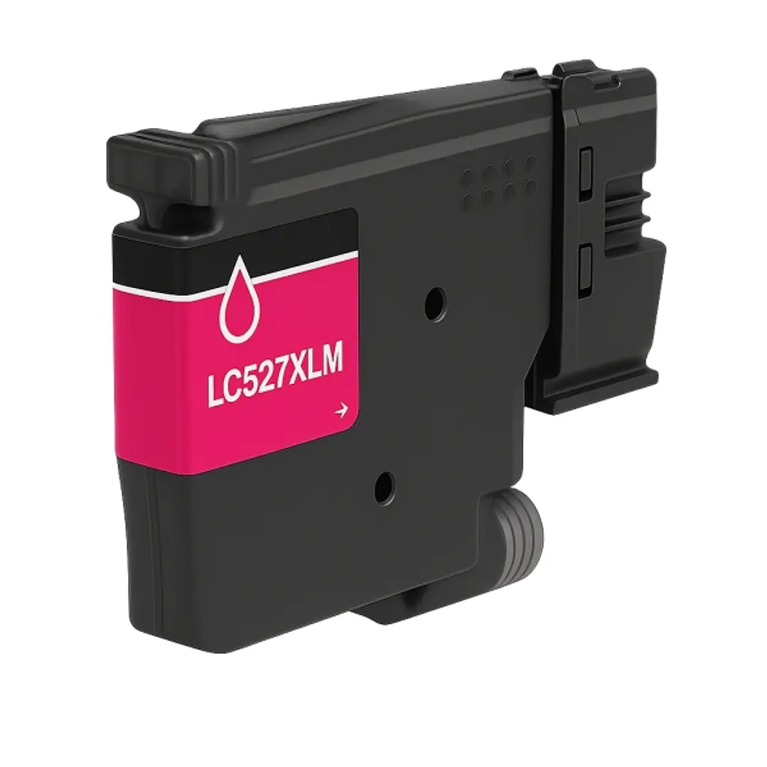 Brother LC527XL Magenta Cartucho de Tinta Pigmentada Generico - Reemplaza LC527XLM/LC527M 1