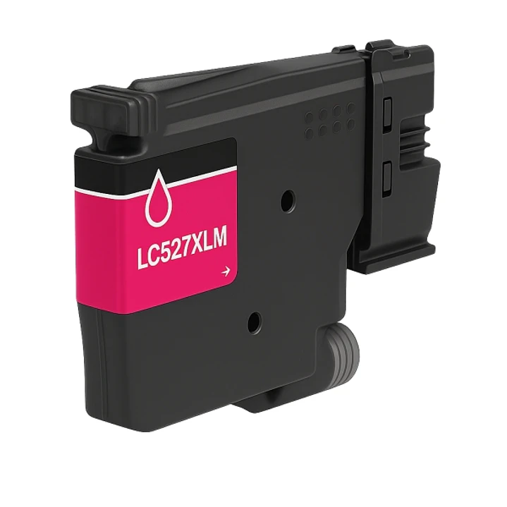 Brother LC527XL Magenta Cartucho de Tinta Pigmentada Generico - Reemplaza LC527XLM/LC527M 1