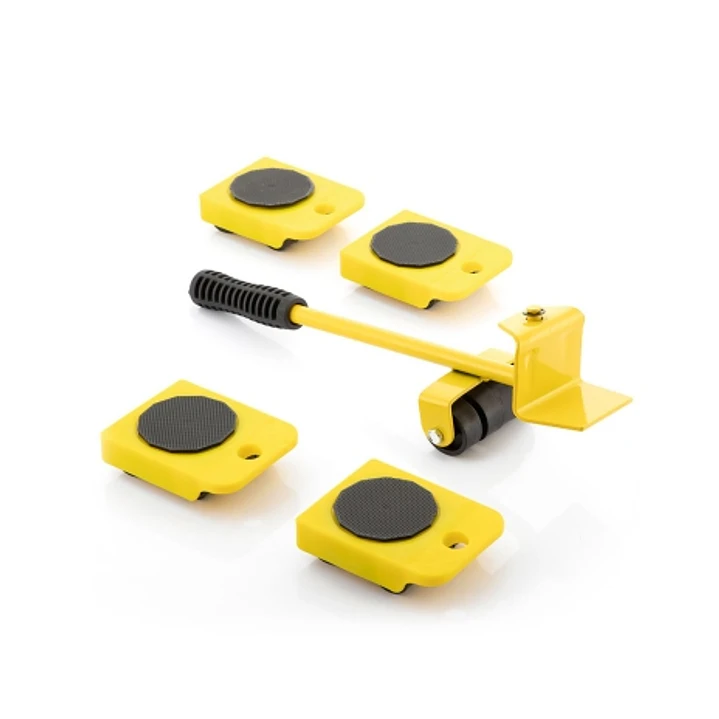 Innovagoods HeavEasy Herramienta de Elevacion y Transporte de Cargas hasta 200kg - Ruedas 360º - Mango Antideslizante - Multifuncion - Incluye Instruc 1