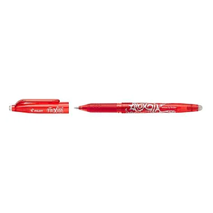 Pilot Frixion Ball Boligrafo de Gel Borrable - Punta de Bola 0.7mm - Trazo 0.4mm - Grip Ergonomico - Color Rojo