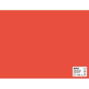 Apli Cartulina Roja 50 x 65cm 170g 25 Hojas