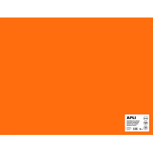 Apli Cartulina Naranja 50 x 65cm 170g 25 Hojas