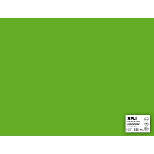 Apli Cartulina Verde Hierba 50 x 65cm 170g 25 Hojas