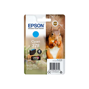 Epson 378 Cyan Cartucho de Tinta Original - C13T37824010
