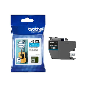Brother LC421XL Cyan Cartucho de Tinta Original - LC421XLC