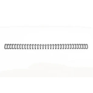 GBC Wirebind Pack de 100 Espirales para Encuadernacion de Alambre 11mm A4 - Para 34 Orificios - Hasta 100 hojas - Profesional Duradero Flexible - Colo