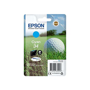 Epson T3462 (34) Cyan Cartucho de Tinta Original - C13T34624010