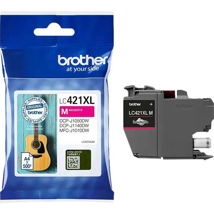 Brother LC421XL Magenta Cartucho de Tinta Original - LC421XLM 1