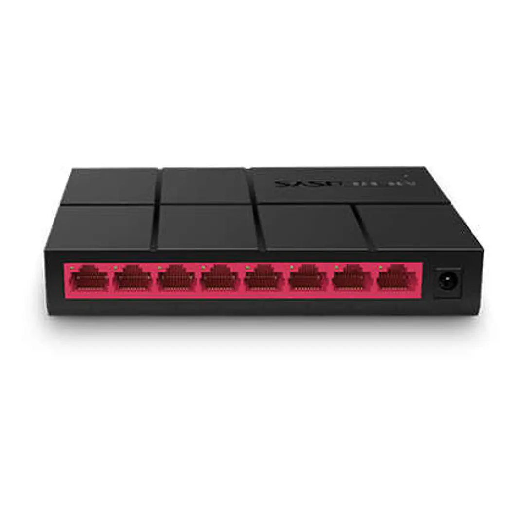Mercusys Switch 8 Puertos Gigabit RJ45 10/100/1000Mbps - Diseño Compacto - Plug & Play - Tecnologia Verde 1