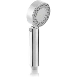 Innovagoods Xawara Alcachofa de Ducha con Dispensador de Jabon - 3 Posiciones - Multifuncion - 8.5x24.5x3.3cm - Color Plateado