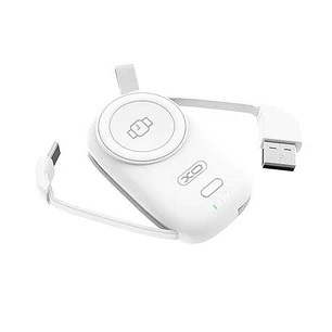 XO Cargador Magnetico Portatil - 1200Mah - Carga Inalambrica 3W - Tipo C y USB 5V/2A - Facil Transporte - Carga Rapida - Resistente - Estabilidad y Pr
