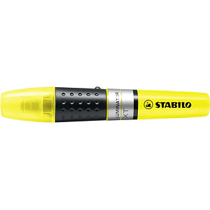 Stabilo Luminator Marcador Fluorescente - Mayor Suministro de Tinta - Zona de Agarre - Trazo entre 2 y 5mm - Color Amarillo