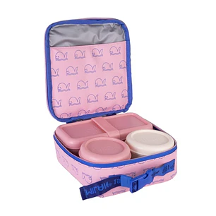 Milan Coleccion 460 Bolsa Isotermica Porta Alimentos 3,9L - Incluye 3 Recipientes para Alimentos 2x de 0,25L y 1x de 0,75 L - Interior Aislante Termic