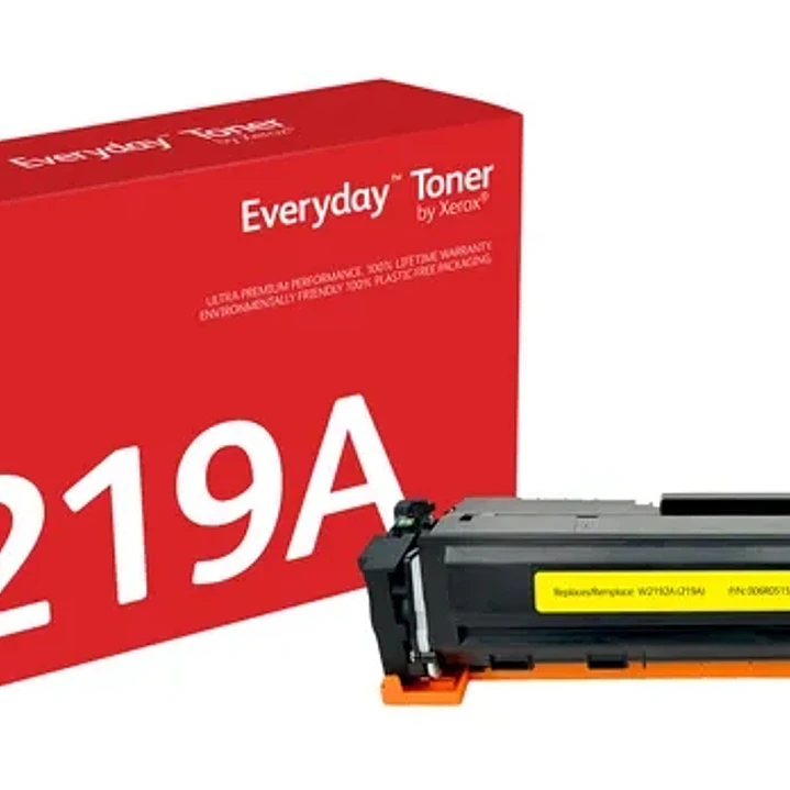 Xerox Everyday HP W2192A Amarillo Cartucho de Toner Generico - Reemplaza 219A 1