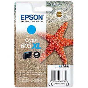 Epson 603XL Cyan Cartucho de Tinta Original - C13T03A24010