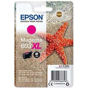 Epson 603XL Magenta Cartucho de Tinta Original - C13T03A34010