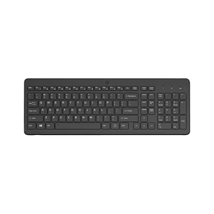 HP 225 Teclado Inalambrico 2.4GHz - 12 Atajos Fn Integrados - Indicadores LED Bloq Num, Bloq Mayus y Bateria - Autonomia hasta 16 Meses - Color Negro