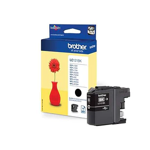 Brother LC121 Negro Cartucho de Tinta Original - LC121BKBP