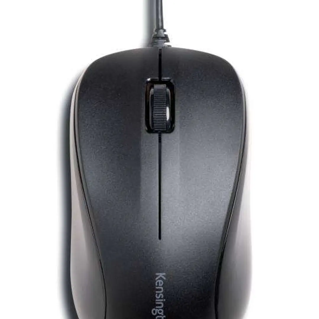 Kensington Valumouse Raton USB - Sensor de 1000ppp - 3 Botones - Uso Ambidiestro - Clics Silenciosos - Color Negro 1