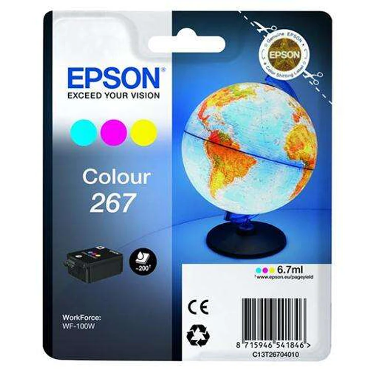Epson T267 Color Cartucho de Tinta Original - C13T26704010 1