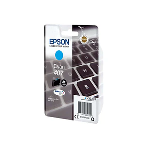Epson 407 Cyan Cartucho de Tinta Original - C13T07U240