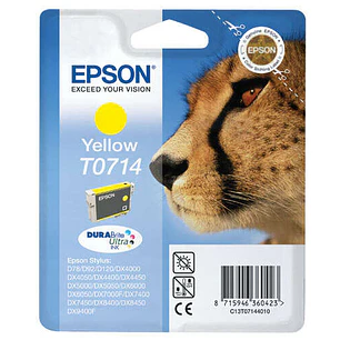 Epson T0714 Amarillo Cartucho de Tinta Original - C13T07144012