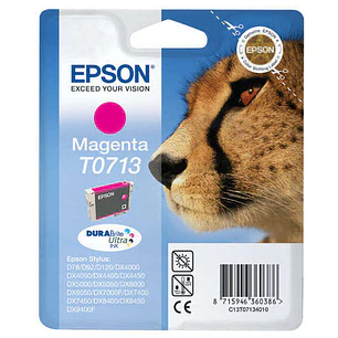 Epson T0713 Magenta Cartucho de Tinta Original - C13T07134012