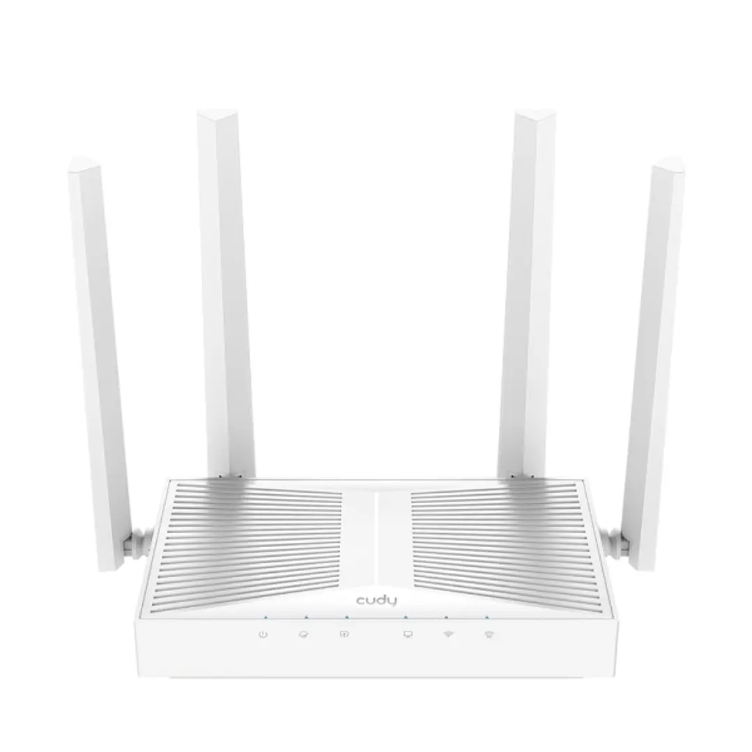 Cudy Router WiFi 6 Mesh Gigabit Dual Band AX3000 - Velocidad hasta 1000Mbps - 5 Puertos - 4 Antenas Fijas de 5dBi - Tecnologia MU-MIMO - Color Blanco 1