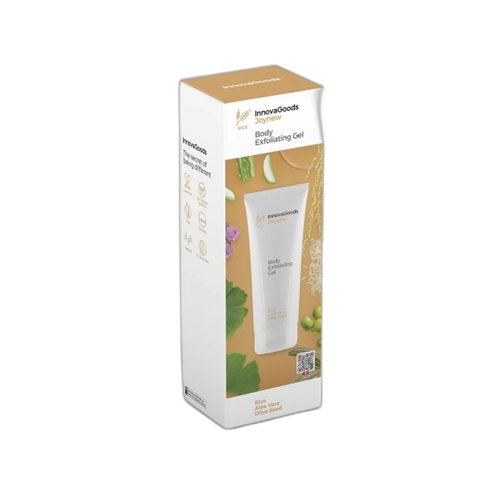 Innovagoods Joynew Gel Exfoliante Corporal de Arroz - Contenido 200ml - Vegano - Apto para Todo Tipo de Piel 1