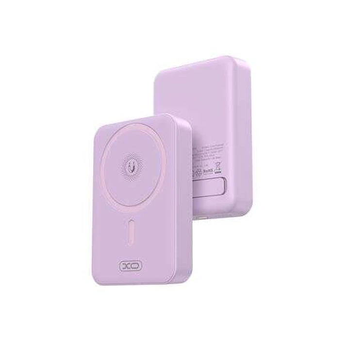 XO Powerbank 10000Mah - Conexion Magnetica - Carga Rapida - Color Rosa 1