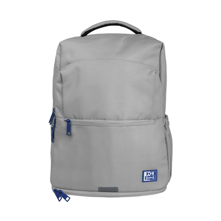 Oxford B-Out Mochila 30L - Tamaño 42x30x15cm - Bolsillo Acolchado - Asa Superior - Funda para Lluvia - Poliester Reciclado RPET - Color Gris 1